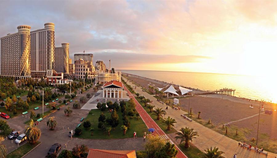 Apartment Sea Tower Khimshiashvili 15 باتومي المظهر الخارجي الصورة